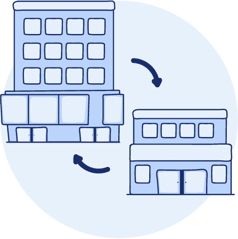 Inter Office delivery illustration