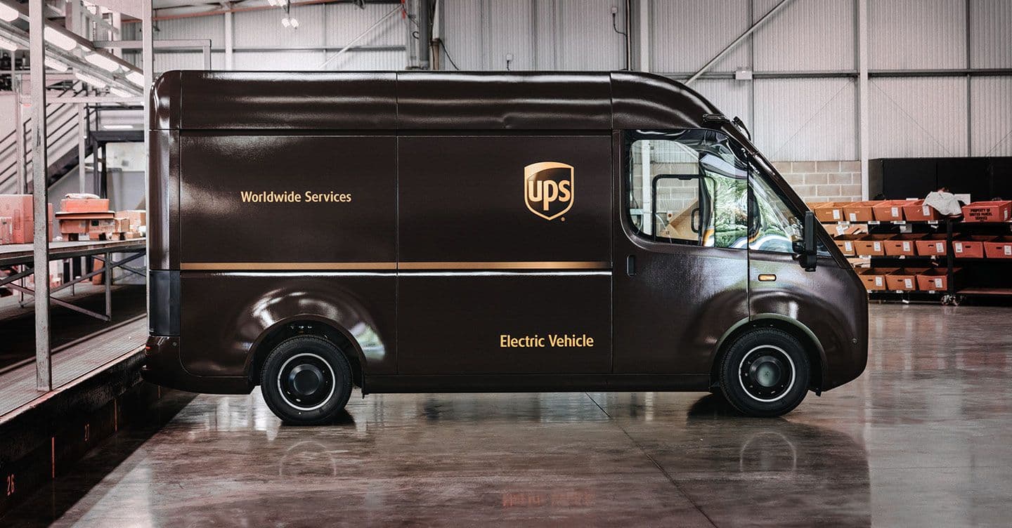UPS delivery vehicle