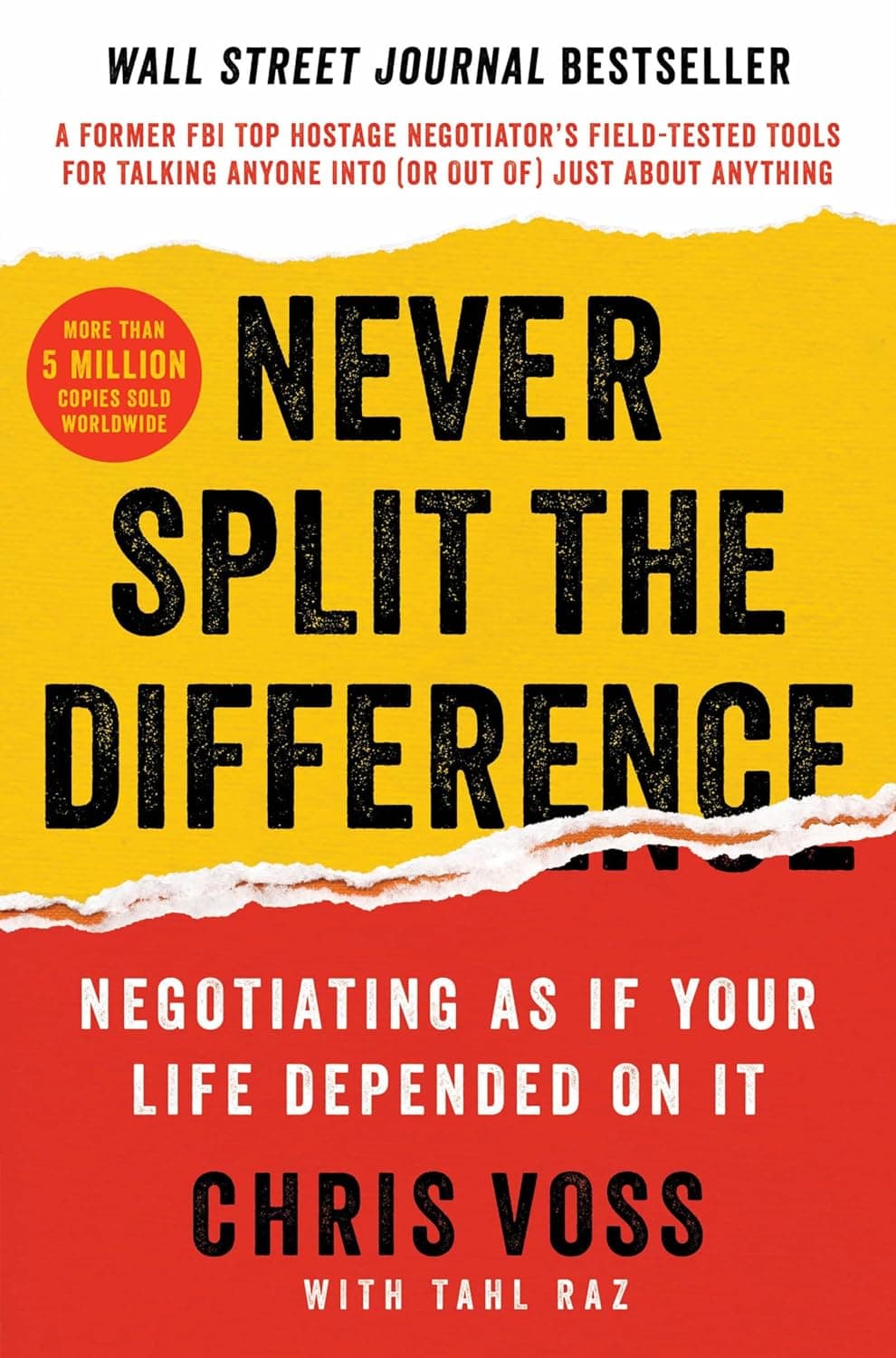 Never split the difference book