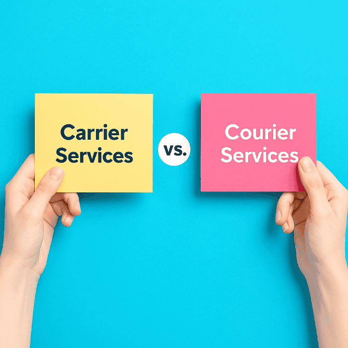 carrier vs courier