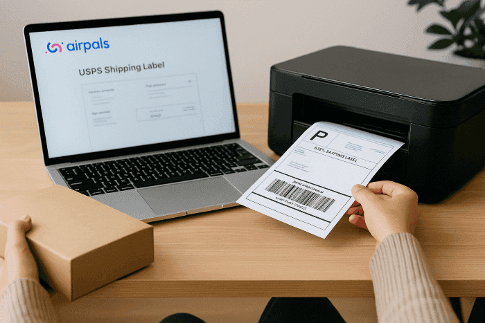 dropping off prepaid packages at usps