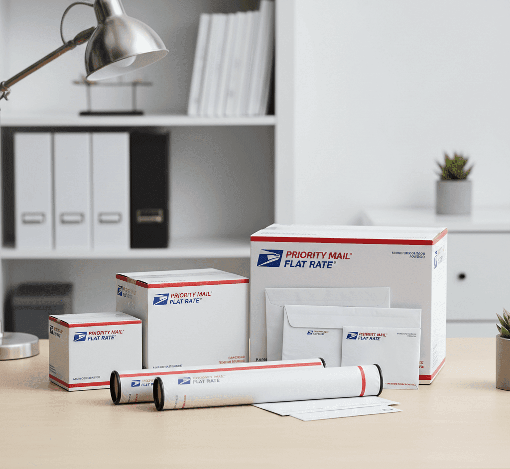 us postal boxes flat rate