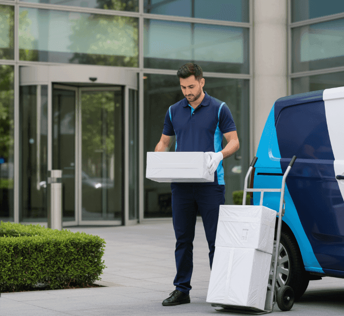 white glove delivery service